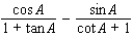 <strong>Determine the answer that establishes an identity. </strong> A) B) C) D) E)
