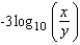 <strong>Write the expression as a single logarithm with a coefficient of 1. 2log<sub> 10 </sub>x - 5log<sub> 10 </sub>y</strong> A) B) C) D) E)