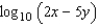 <strong>Write the expression as a single logarithm with a coefficient of 1. 2log<sub> 10 </sub>x - 5log<sub> 10 </sub>y</strong> A) B) C) D) E)