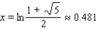 <strong>Find all the real-number roots of the equation. Give an exact expression for the root and also(where appropriate) a calculator approximation rounded to three decimal places. </strong> A) B) C) D) E) no solution