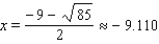 <strong>Find all the real-number roots of the equation. Give an exact expression for the root and also(where appropriate) a calculator approximation rounded to three decimal places. </strong> A) B) C) D) E) no solution