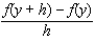 <strong>Let f (x) = x<sup> 2 </sup>. Find and simplify the indicated difference quotient. </strong> A) y<sup> 2 </sup> - h B) 2y - h C) 2y + h<sup> 2 </sup> D) 2y + h E) y + h