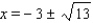 <strong>Solve the equation. </strong> A) B) C) D) E) The equation has no real roots.