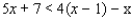 <strong>Solve. Express your answer using interval notation. </strong> A) B) C) D) E)