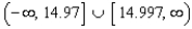 <strong>Solve. Express your answer using interval notation. </strong> A) B) C) D) E)