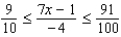 <strong>Solve. Express your answer using interval notation. </strong> A) B) C) D) E)