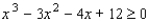 <strong>Use the graph to solve the inequality. </strong> A) B) C) D) E)