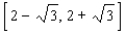 <strong>Solve the inequality. Express your answer in interval form. </strong> A) B) C) D) E) no solution
