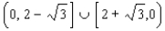 <strong>Solve the inequality. Express your answer in interval form. </strong> A) B) C) D) E) no solution