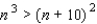 <strong>For what natural numbers is the following inequality true? </strong> A) B) C) D) E)