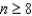 <strong>For what natural numbers is the following inequality true? </strong> A) B) C) D) E)