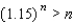 <strong>For what natural numbers is the following inequality true? </strong> A) B) C) D) E)