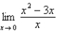 <strong>Use the graph to determine (if it exists). </strong> A) 0 B) 3 C) -3 D) limit does not exist E) 6