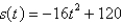 <strong>Use the position function to find the velocity in feet/second at time seconds. The velocity at time seconds is given by </strong> A) limit does not exist B) 32 feet/second C) 64 feet/second D) 0 feet/second E) -64 feet/second