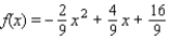 <strong>Express in the form . Find a quadratic function that has a maximum value of 2 and that has - 2 and 4 as zeros.</strong> A) B) C) D)
