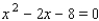 <strong>Find a quadratic equation with rational coefficients, one of whose roots is the given number. Write your answer so that the coefficient of is 1. </strong> A) B) C) D) E)