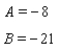 <strong>Determine the constants (denoted with capital letters) so that the equation is an identity. </strong> A) B) C) D) E)