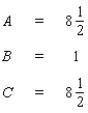 <strong>Determine the constants (denoted by capital letters) so that the equation is an identity. </strong> A) B) C) D) E)