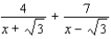 <strong>Factor the denominator of the given rational expression, and then find the partial fraction decomposition. </strong> A) B) C) D) E)