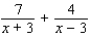 <strong>Factor the denominator of the given rational expression, and then find the partial fraction decomposition. </strong> A) B) C) D) E)