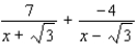 <strong>Factor the denominator of the given rational expression, and then find the partial fraction decomposition. </strong> A) B) C) D) E)