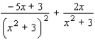 <strong>Factor the denominator of the given rational expression, and then find the partial fraction decomposition. </strong> A) B) C) D) E)