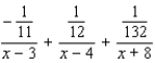 <strong>Factor the denominator of the given rational expression, and then find the partial fraction decomposition. </strong> A) B) C) D) E)