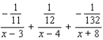 <strong>Factor the denominator of the given rational expression, and then find the partial fraction decomposition. </strong> A) B) C) D) E)
