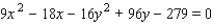 <strong>Graph the hyperbola. Specify the following: center, vertices, foci, lengths of transverse and conjugate axes, eccentricity, and equations of the asymptotes. </strong> A) B) C) D) E)