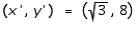 <strong>An angle of rotation is specified, followed by the coordinates of a point in the system. Find the coordinates of the point with respect to the system. </strong> A) B) C) D) E)