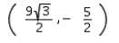 <strong>An angle of rotation is specified, followed by the coordinates of a point in the system. Find the coordinates of the point with respect to the system. </strong> A) B) C) D) E)