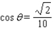<strong>Find and , where is the (acute) angle of rotation that eliminates the -term. Note: You are not asked to graph the equation. </strong> A) B) C) D) E)
