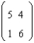 <strong>The matrices A and B are defined as follows: A = , B = Carry out the indicated matrix operation. A + B</strong> A) B) C) D) E)