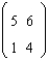 <strong>The matrices A and B are defined as follows: A = , B = Carry out the indicated matrix operation. A + B</strong> A) B) C) D) E)