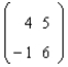 <strong>The matrices A and B are defined as follows: A = , B = Carry out the indicated matrix operation. </strong> A) B) C) D) E)