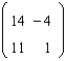 <strong>The matrices A and B are defined as follows: A = , B = Carry out the indicated matrix operation. </strong> A) B) C) D) E)