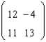 <strong>The matrices A and B are defined as follows: A = , B = Carry out the indicated matrix operation. </strong> A) B) C) D) E)