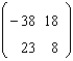 <strong>Use a graphing utility to compute the matrix product. </strong> A) B) C) D) E)