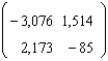 <strong>Use a graphing utility to compute the matrix product. </strong> A) B) C) D) E)