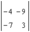 <strong>Evaluate the determinant. </strong> A) B) C) D) E)