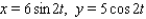 <strong>On a sheet of paper, graph the parametric equation after eliminating the parameter ). Specify the approximate direction on the curve corresponding to increasing values of . </strong> A) counterclockwise B) clockwise