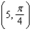 <strong>Convert the given rectangular coordinates to polar coordinates. Express the answer in such a way that r is nonnegative and . </strong> A) B) C) D) E)
