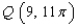 <strong>Find the midpoint of the line segment joining P and Q. and </strong> A) B) C) D) (14,6) E) (15,7)
