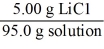 <strong>Which of the following is not a unit factor related to a 5.00% aqueous solution of lithium chloride,LiCl?</strong> A) B) C) D) E)
