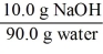 <strong>Which of the following is not a unit factor related to a 10.0% aqueous solution of sodium hydroxide,NaOH?</strong> A) B) C) D) E)