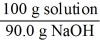 <strong>Which of the following is not a unit factor related to a 10.0% aqueous solution of sodium hydroxide,NaOH?</strong> A) B) C) D) E)