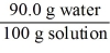 <strong>Which of the following is not a unit factor related to a 10.0% aqueous solution of sodium hydroxide,NaOH?</strong> A) B) C) D) E)