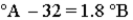 <strong>Consider the three thermometers shown in the image.   Which of the following equations correctly represents the equation relating reading on the A thermometer to the B thermometer?</strong> A)   B)   C)   D)   E)   <div style=padding-top: 35px> 