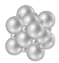 <strong>Which of the following particulate-level picture might be associated with the name silver?</strong> A) B) C) D) E)