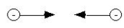 <strong>Which of the following correctly represents electrostatic forces?</strong> A) B) C) D) E)All of the above are correct.
